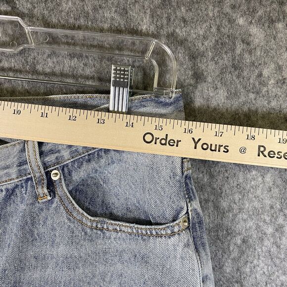 Princess Polly Light Blue High Rise Jeans - Picture 6 of 15